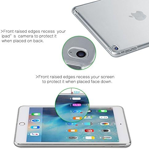 Мек калъф за iPad Air, Ултра-Защитен калъф от Гъвкав Силиконов Гел CEAVIS за iPad Air
