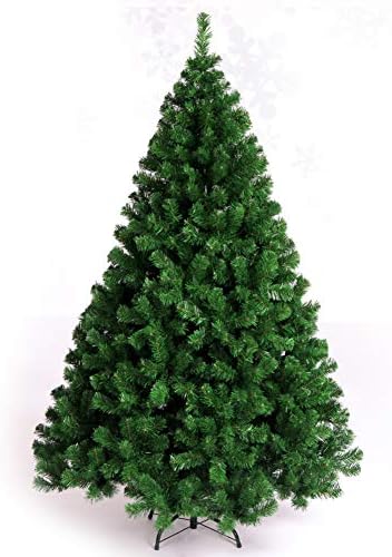 ZPEE 5-подножието Коледно дърво от изкуствен материал PVC с автоматично разпределение на клоните, с метална стойка, Лесно монтируемая Коледна украса, Борова Елха Зелена C 1,5 м (4,9 фута)
