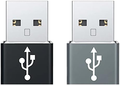 Бърз USB адаптер-C за свързване към USB-порт, който е съвместим с вашия LG LM-G710ULM за зарядни устройства, синхронизация, OTG-устройства, като клавиатура, мишка, Zip, геймпад, pd (2 опаковки)