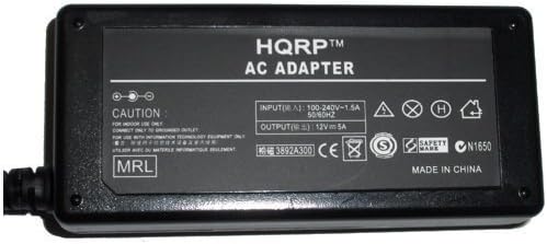 Адаптер за променлив ток HQRP за твърдия диск, LaCie grand / Rugged XL, Дизайн на Нил Поултона, захранващ Кабел, плюс поставка HQRP