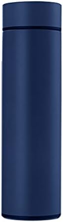 XWOZYDR Умна Чаша за Температурен Дисплей Термобутылка за Вода От Неръждаема Стомана С LCD Сензорен екран, Водоустойчив Подарък Чаша Термочашка (Цвят: синьо)