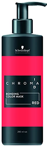 Мостова цветна маска ChromaID Schwarzkopf (Интензивен) Червен, 280 мл