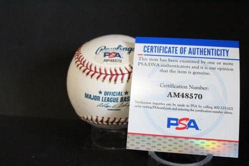 Автограф на Дон Циммера (55 & 59 WSC 61 AS) Бейзболен Автограф Auto PSA/DNA AM48570 - Бейзболни топки с автографи