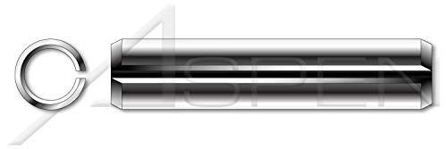 (1000 бр.) M5 X 6 мм, ISO 8752, Метричен, Извити Щифтове с прорези, Сверхпрочный, Неръждаема стомана AISI 301