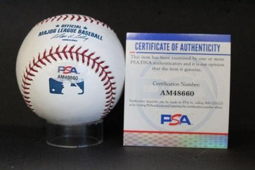 Клинт Конацер Подписа Бейзболен Автограф Auto PSA/DNA AM48660 - Бейзболни топки с Автографи