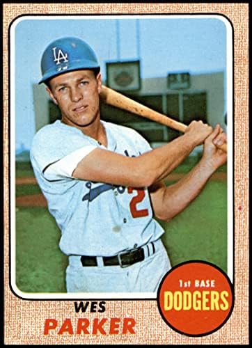 1968 Topps 533 Уес Паркър Лос Анджелис Доджърс (Бейзбол карта), БИВШ играч на Доджърс