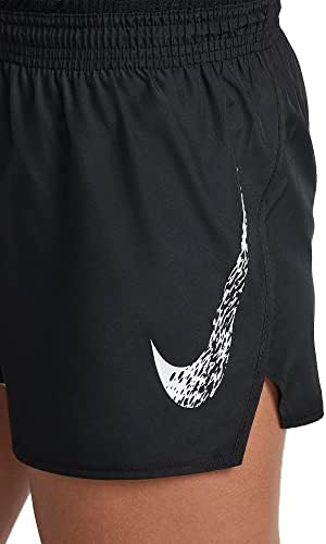 Дамски шорти за бягане Nike Dri-FIT Swoosh Run със средна засаждане и къса кожена подплата