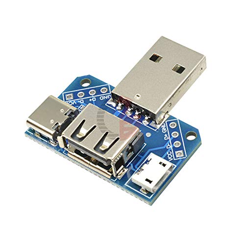 5V USB Главоболие switch USB мъжа към жената до Type-c към Micro USB до 2.54 мм 4P Конвертор USB Адаптер Свързващ модул XY-USB4