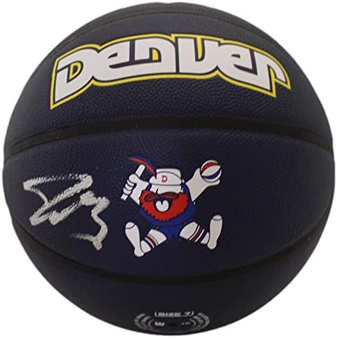 Джамал Мъри С автограф на Баскетболен ФЕН на Денвър Нъгетс 39635 - Баскетболни топки с автограф