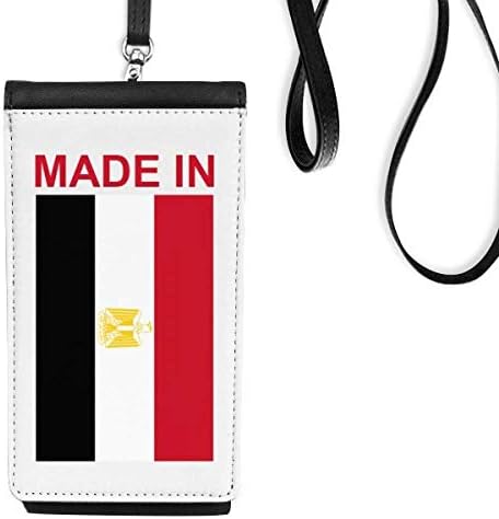 Произведено в Египет Държава Любовта Телефон в Чантата си Портфейл Висящ Калъф За Мобилен Телефон, Черен Джоба