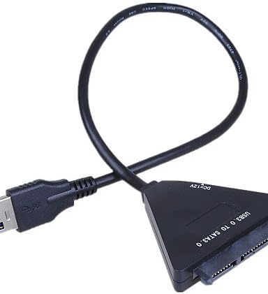 Кабел-адаптер външен твърд диск Cwxuan USB 3.0 SATA 7 + 15 Pin 2,5 /3,5