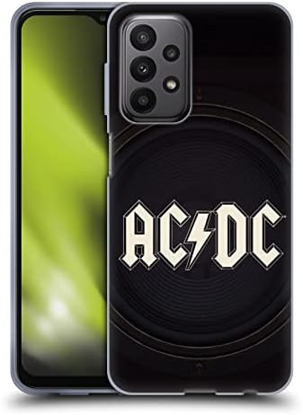Дизайн на своята практика за главата Официално Лицензиран Логото на динамиката на ac / dc ACDC Мек Гелевый калъф, съвместим с Samsung Galaxy в а23 / 5G (2022)