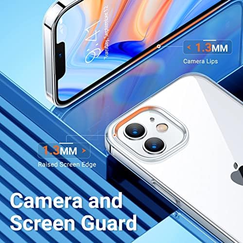 TORRAS Crystal Clear е Съвместим с калъф iPhone 12 Mini, [Трайно прозрачността] Тънък, но здрав Меки Тънки Силиконови калъфи за мобилни телефони iPhone 12 Mini 5.4 инча 2020 г. съобщение, кристално чисти