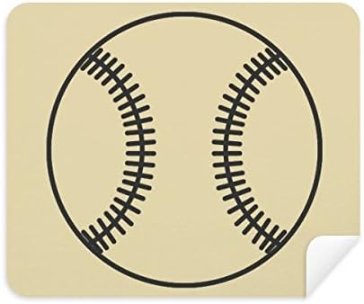 Бейзболна Спортна Линия Фигура Фигура Плат За Почистване на Екрана за Пречистване на 2 елемента Замшевой Тъкан