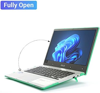 Калъф mCover е Съвместима САМО с 14-инчови лаптопи на ASUS от серията Chromebook CX1 (CX1400) 2021 ~ 2022 година на издаване (не е подходящ за други модели на ASUS) - розов