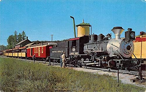 1880 влак Теснолинейка Планината Ръшмор, Южна Дакота SD Картички