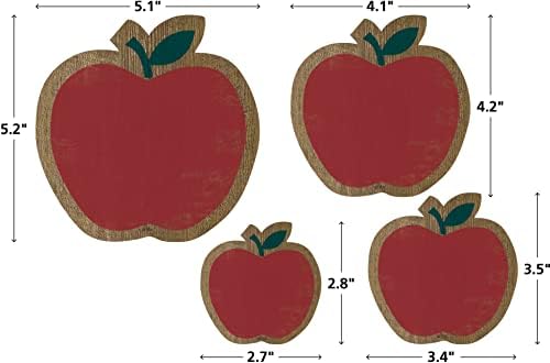 Домашни Сладки Ябълка Акценти В класната стая - Различни размери